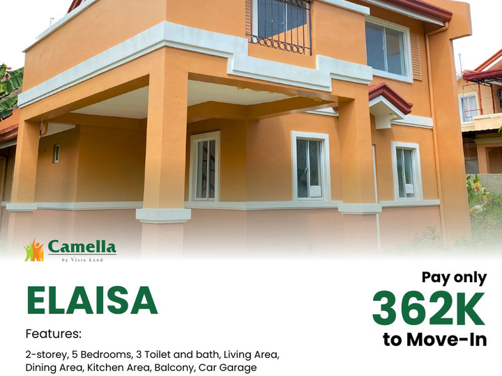 Elaisa w/Balcony House in Carcar City, Cebu 362K TO MOVE-IN