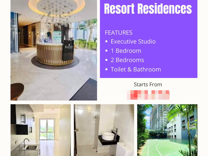 RESORT TYPE CONDOMINIUM| RENT TO OWN 1 BR| LIFETIME OWNERSHIP| NEAR BGC| ARCOVIA| TIENDESITAS