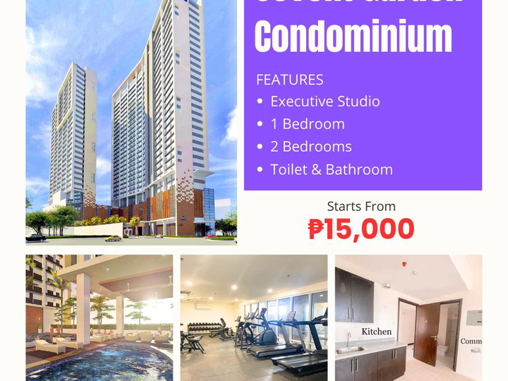 RENT TO OWN EXECUTIVE STUDIO| NEAR PUP| SM STA. MESA| PET FRIENDLY