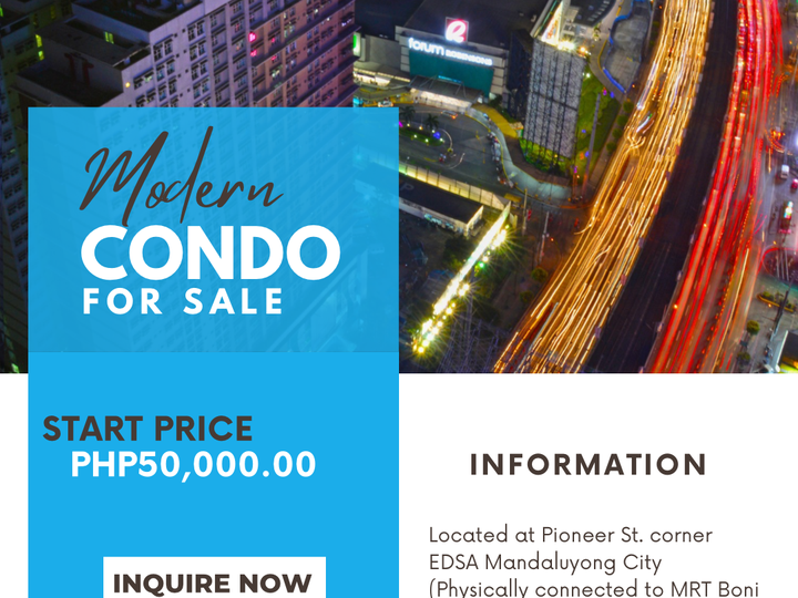 Ready For Occupancy Discounted 43.61 sqm 1-bedroom with patio Residential Condo Rent-to-own