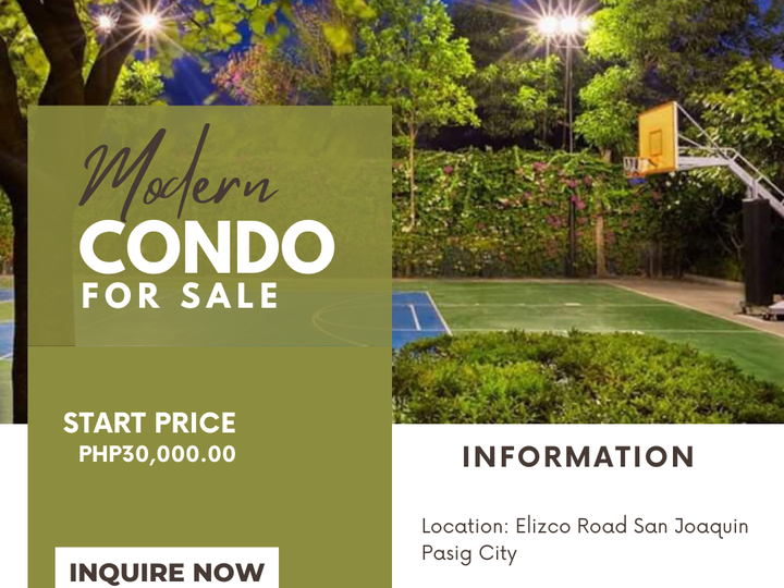 Ready For Occupancy 30.00 sqm 1-bedroom Residential Condo Rent-to-own in Pasig