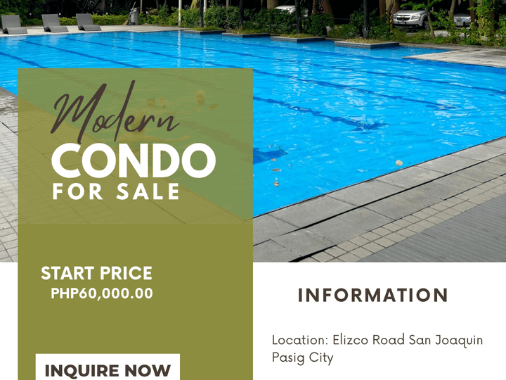 The Rochester Garden Pasig 3BR RFO Condo for Sale Near BGC