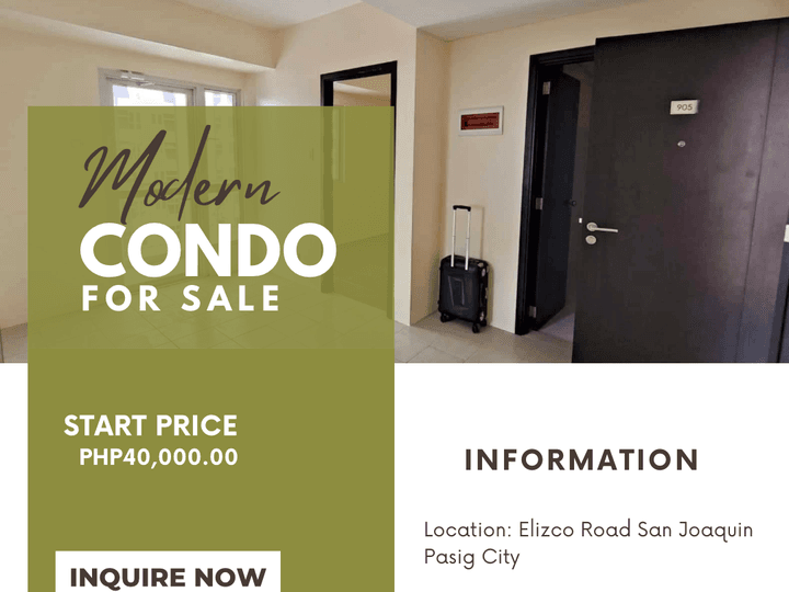 RFO 1 Bedroom Condo Near BGC The Rochester Garden Pasig Rent to Own