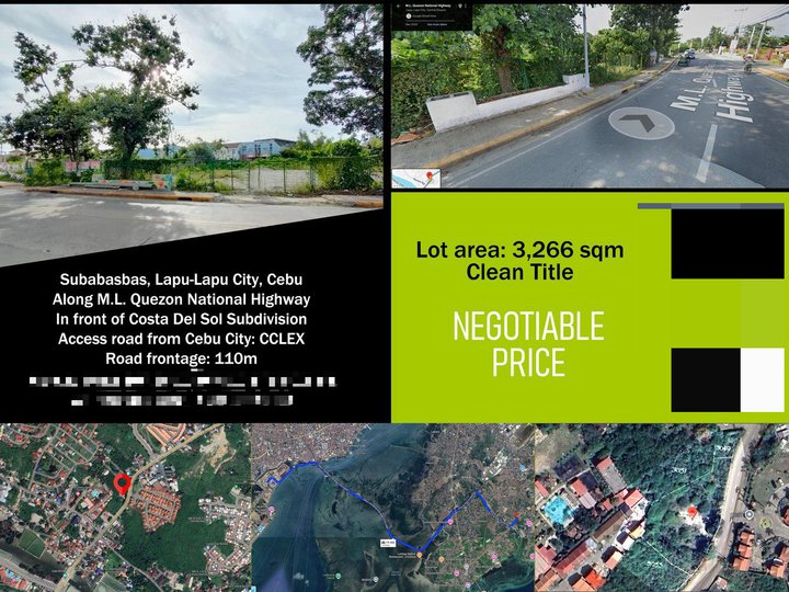 Pre-Owned Commercial Property For Sale in Subabasbas Lapu Lapu Cebu