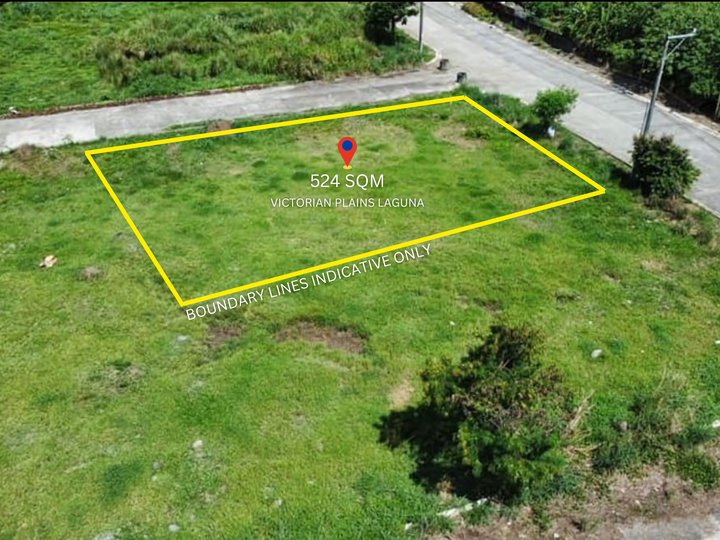 524 sqm Commercial Lot For Lease in Victoria Plains Santa Cruz Laguna