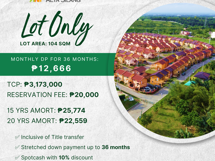 104 SQM LOT FOR SALE IN CAVITE