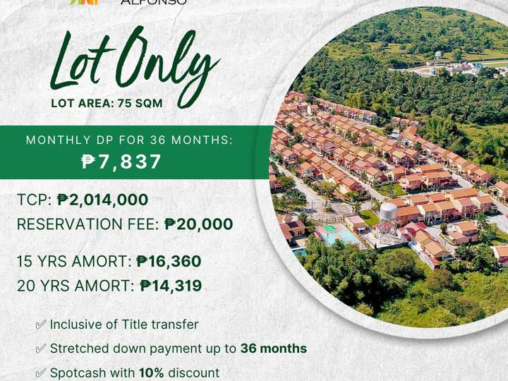 75 sqm Residential Lot For Sale in Tagaytay