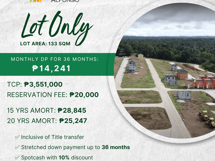 133 SQM LOT FOR SALE IN TAGAYTAY