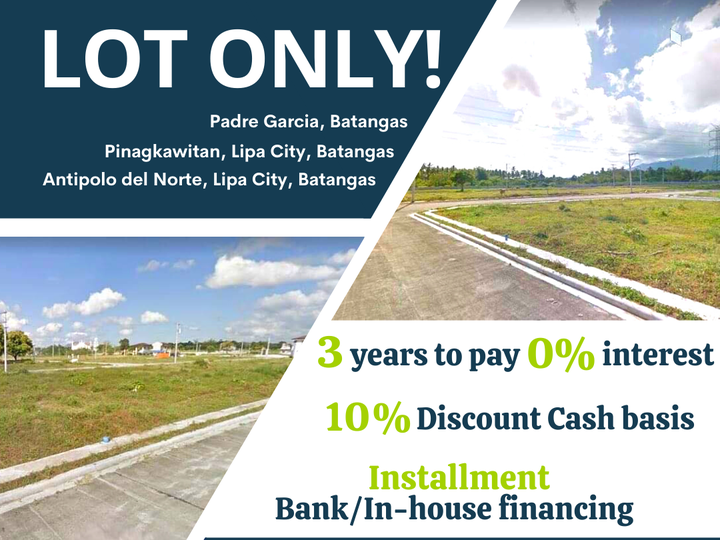 60 sqm Residential Lot For Sale in Lipa Batangas