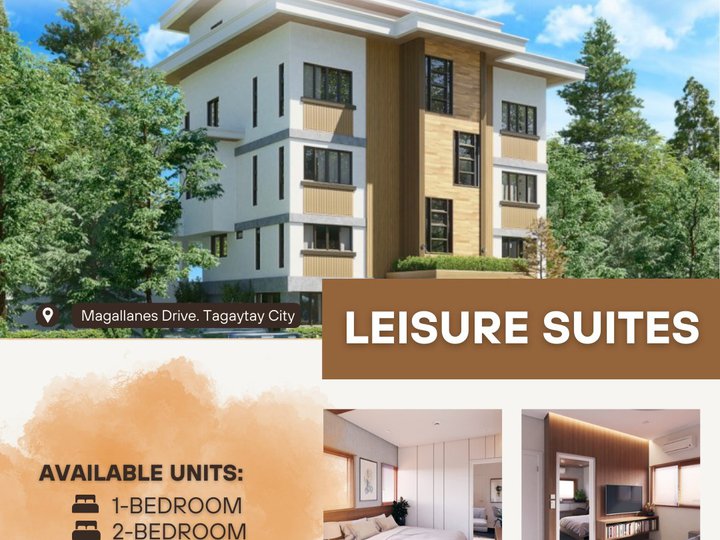 Spacious Condo Units  in Leisure Suites  Magallanes  Drive Tagaytay City