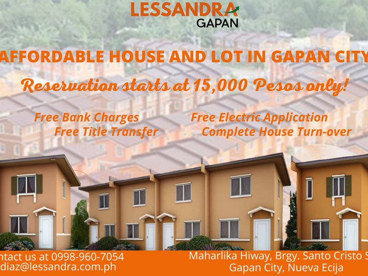 affordable house and lot in gapan