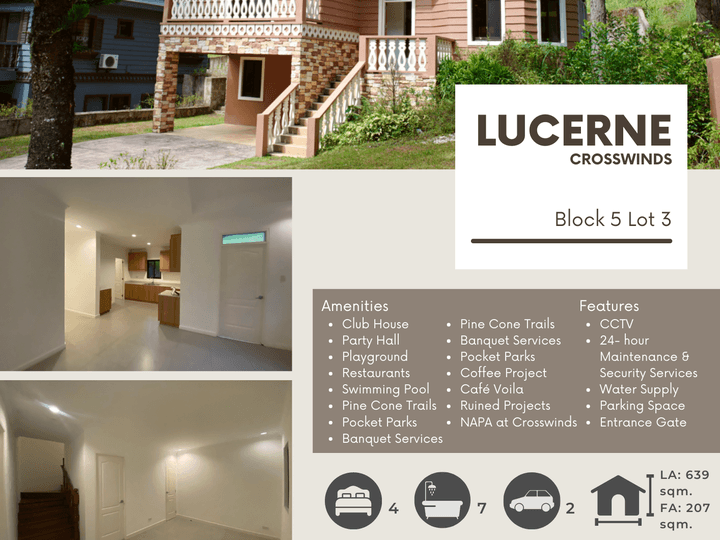 Lucerne Crosswinds Ready Home House For Sale in Tagaytay Cavite