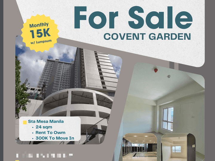 2 Bedroom Rent To Own Condo near Lrt 2 NO Down Payment