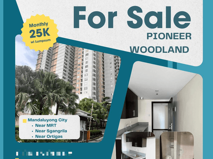 Ready for Occupancy 5% Lipat Agad Pioneer Woodland Condo for Sale