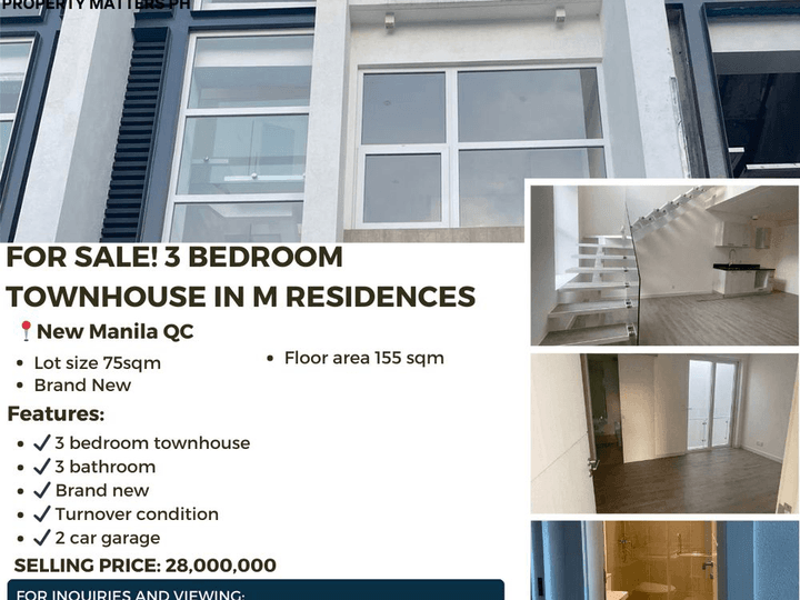 New Manila Townhouse For Sale