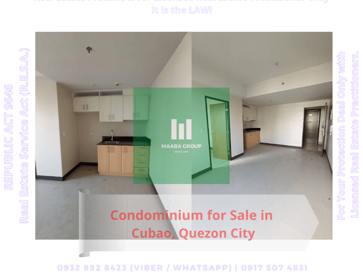 40.10 sqm 1-bedroom Condo For Sale in Cubao Quezon City / QC