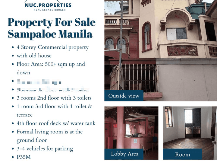 Property For Sale  Sampaloc Manila