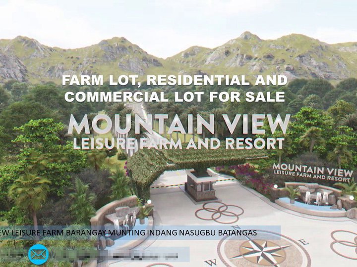 Residential Farm Lot for Sale at Mountain View Leisure Farm Nasugbu [Lot 🚜] (July 2023) in
