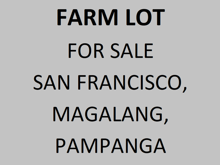 9500 sqm Residential Farm For Sale in Magalang Pampanga
