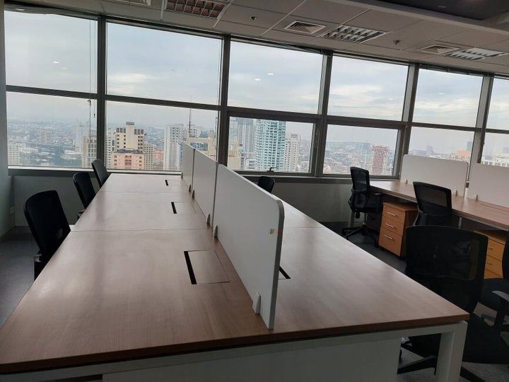 Fully Furnished Office Space Lease Rent Ayala Makati 1100 sqm