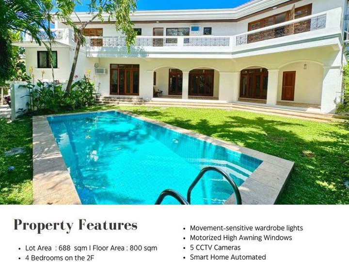Ayala Alabang House and Lot For Sale with Swimming Pool