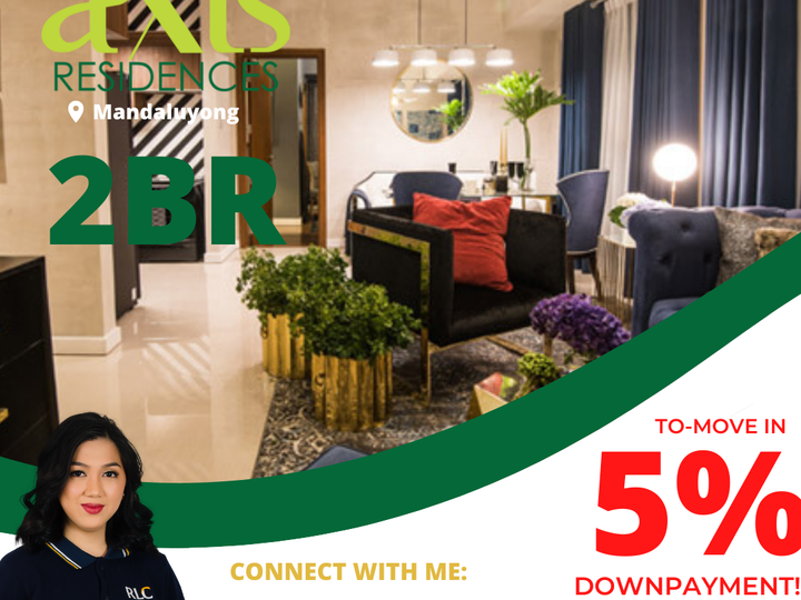 2BR condo unit for sale Axis Residences in Mandaluyong city