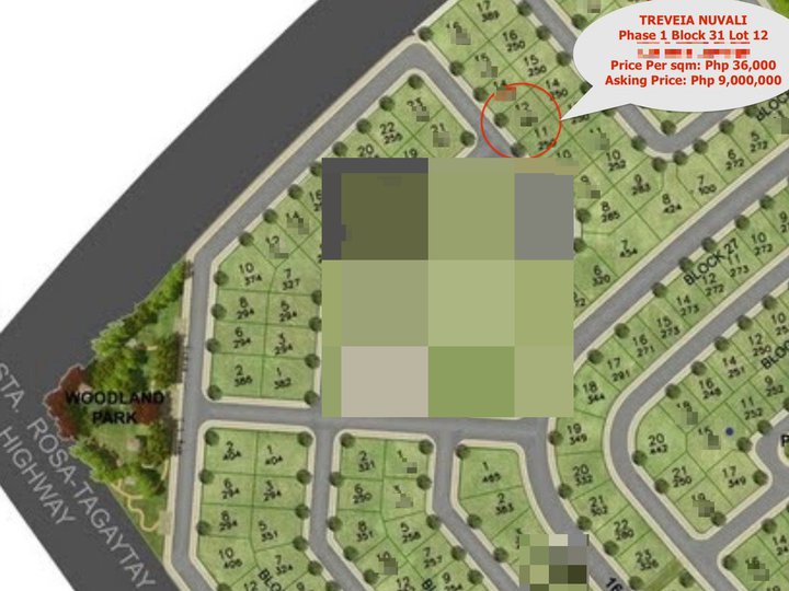 Residential Lot for Sale Treveia Nuvali