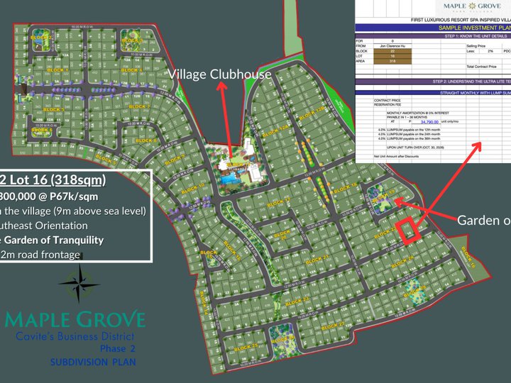 High-end Residential Lots in Maple Grove Park Village