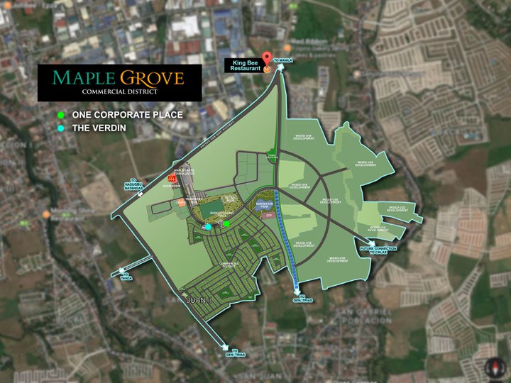 1599 sqm commercial lot for lease at Maple Grove by Megaworld at General Trias Cavite