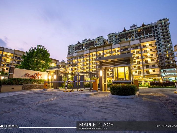 63.50 sqm 2-bedroom Condo For Rent in Acacia Estate Taguig Maple Place