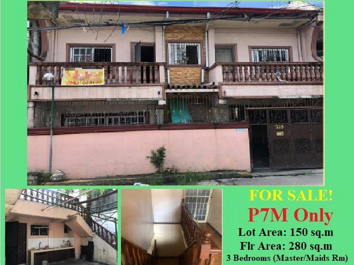 house and lot foe sale in Sampaloc Manila