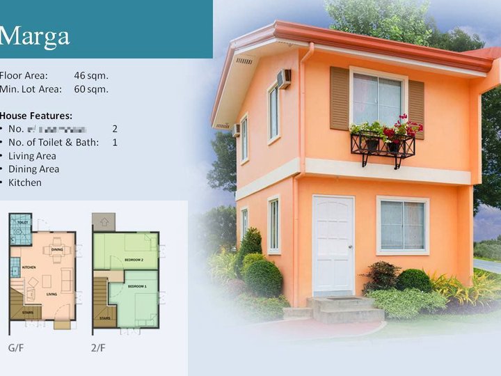 150 sqm Marga EU RFO 2 Bedrooms House and Lot For Sale in Baliuag Bulacan