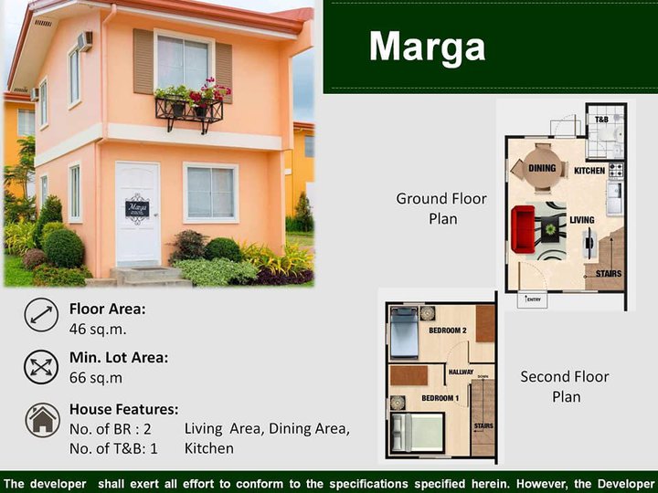 2-bedroom Single Attached House For Sale in Lipa Batangas