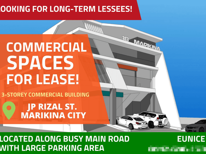 MARIKINA HIGH-TRAFFIC AREA COMMERCIAL BUILDING SPACE FOR LEASE, FLOOD-PROOF