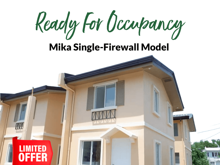 Camella RFO House and Lot for Sale | Mika Model Unit