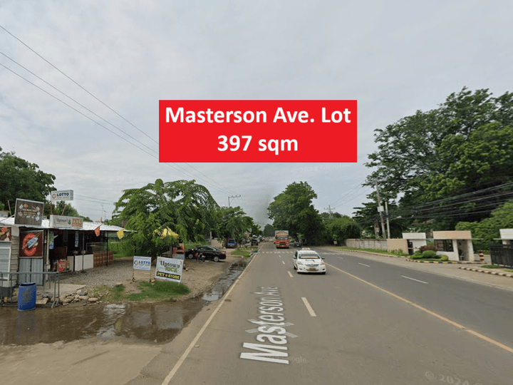 357 sqm Commercial Lot For Sale Along Masterson Ave., Uptown Cagayan De Oro MisOr