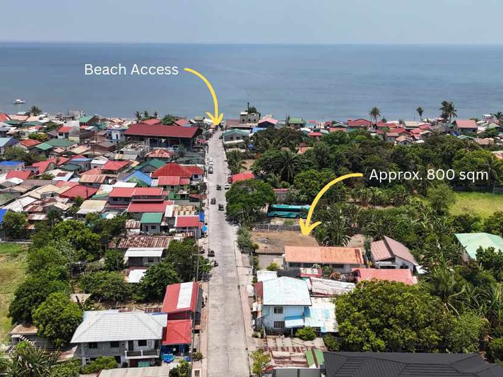 863sqm near Beach Lot for sale in Bagac Bataan