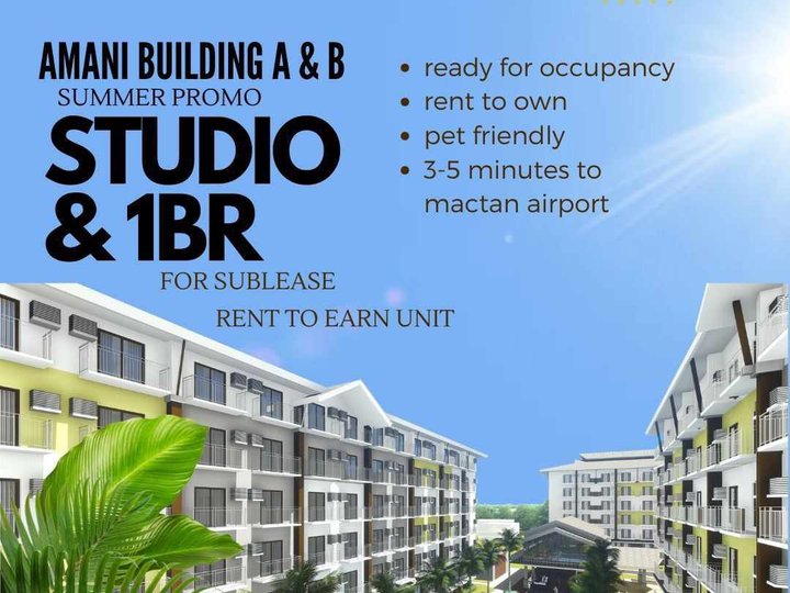27.00 sqm Studio Condo For Sale in Lapu-Lapu Cebu near Airport