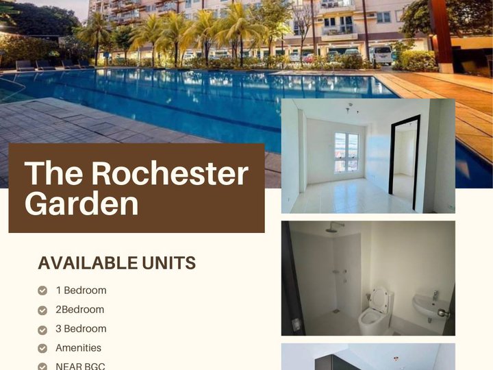 Ready For Occupancy Discounted 58qm 3bedroom with Balcony Residential Condo Rent to own thru PagIBIG