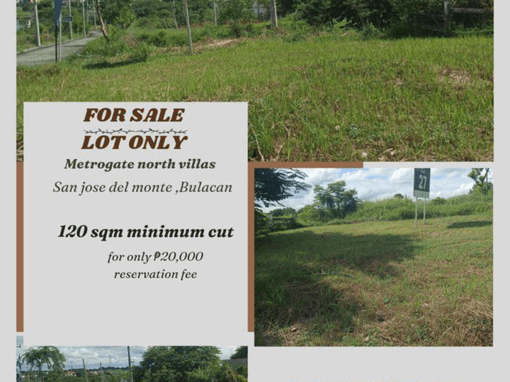 Residential lot 120 sqm san jose del monte bulacan