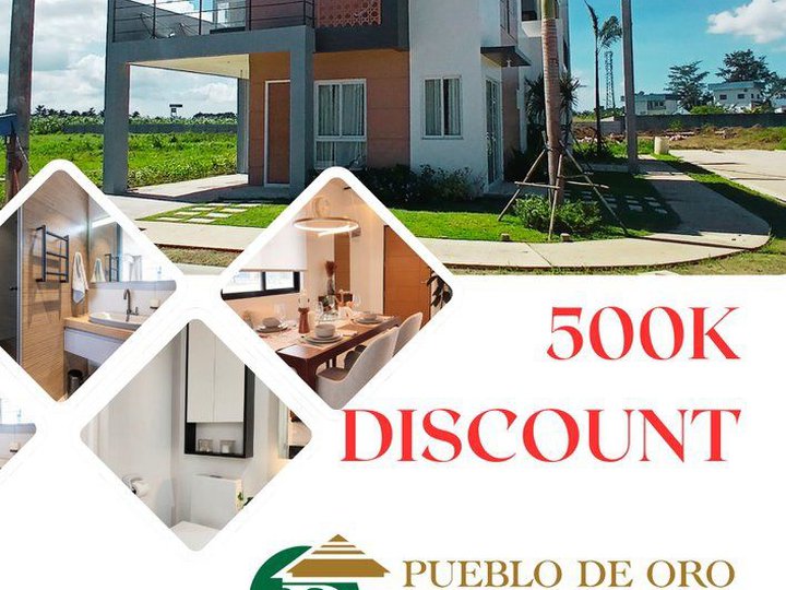 500k Discount House for sale with 3 bedrooms Single attached in Pueblo de oro Courtyards Lipa