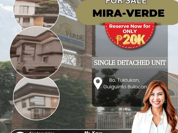 Single Detached House For Sale in Mira Verde Subdivision Guiguinto Bulacan