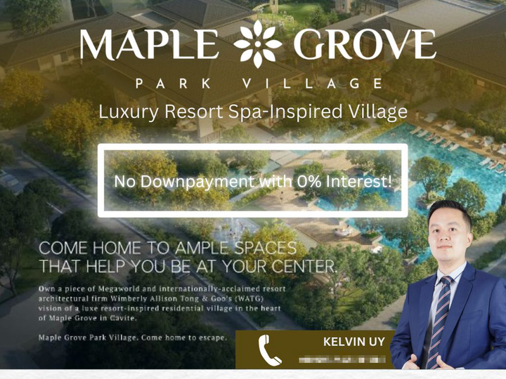 Newly Launched 280sqm. Prime Lot |Maple Grove Park Village Megaworld