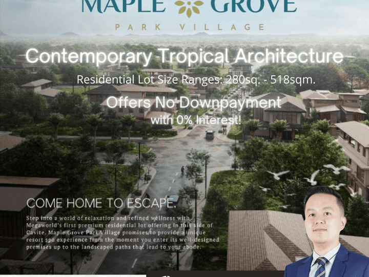 Newly Launched 280sqm. Premium Lots in Cavite|Maple Grove Park Village