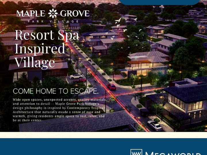 Brand New 300SQM Lot General Trias|Maple Grove Park Village Megaworld