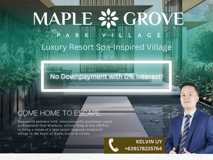 Luxury Oasis Village in Cavite|Offers 280sqm. High-end Residential Lot