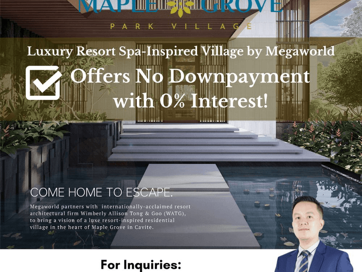 Resort Spa-Inspired Village|Maple Grove Park Village -LAUNCHING PRICE!