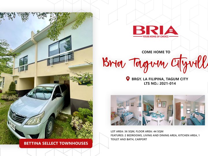 Bettina Select a complete package townhouse with tiles and 2 bedrooms