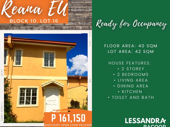 House and Lot for Sale in Bacoor Cavite