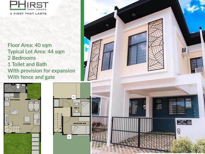 Phirst Park Homes General Trias Cavite - Calista Mid Unit